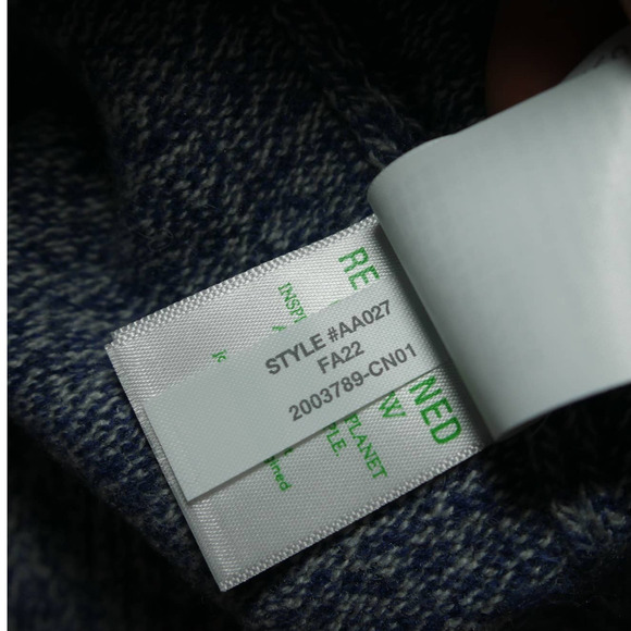 J. Crew Factory NWT Blue Crewneck Lambswool Blend Sweater Size XXL - Picture 8 of 8